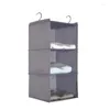 Сумки для хранения гардероб подвесной мешок межслойные ящики тип вешалки держатель держатель портативный организатор шкаф
