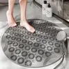 Banyo Paspasları Yuvarlak PVC Banyo kaymaz ev duş hidrofobik hızlı kuruyan vantuz zemin masaj ayağı