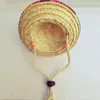 Dog Apparel Fashion Mini Pet Dogs Sun Cap Handcrafted Woven Hawaii Style Adjustable Cat Straw Hat Products Accessories