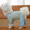 Vêtements pour chien coton pyjamas vêtements saut à saut mignon pantalon chiot