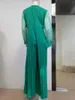 Этническое платье одежды Женщины S-3XL Office Lady Lady Button Fashion Maxi Рубашки платья в осенней одежде Оптовая капля без пояса без пояса