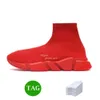 Chaussette de créateur chaussures décontractées femmes hommes graffiti blanc beige noir rouge rose clear semelle lacet-up neon chaussettes jaunes runner entraîneurs plate-forme plate baskets 36-45