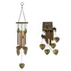 Dekorative Figuren 1PC Antique Wind Chime Copper Yard Garden Outdoor Lebensende Dekoration Metall Chimes Chinese Oriental Lucky Decor