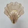 Wall Lamp Post-modern Luxury Brass Nordic Shell Shape Creative Glass Light Fixture Bedside Restaurant Stairs Aisle Sconces