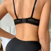 Bras Sets Viomisha Pretty Lace Underwear Panty Women Brassiere Set Ladies Bralette 3/4 Cups Sexy Lingerie Push Up Bra Brief Sets S-XL Y240513