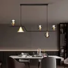 Pendante en verre nordique pour table de salle à manger verres de salon pendentif lampe suspendue les lampes luminaires lustres