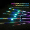 Lumières décoratives 23 en 1 Fullcolor String Lights for Car Environment Lights RGB 64 Couleur universelle LED Indoor Hidden Strip Symphonic Amosphonique Lumière T240