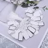 Gift Wrap Price Labels String Tie Watch Jewelry Display Merchandise Label Paper Cards Rectangular Blank Tag A30