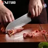 Cucina santoku coltello damasco in acciaio giapponese cucina da cucina chef maniglia ottagonale a mano maniglia di legno miglior il miglior coltello da filetto di pesce affilato