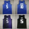 Basketball Jerseys 10 Fox Domantas Sabonis Black Blue 2024 City Men Women Youth S-XXL Sport Jersey