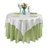 Table Cloth El Tablecloths Pure Color Round More Upscale Double Box_Jes3228