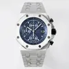 U1 Toppkvalitet AAA Designers Men Watch Quartz 44mm Ceramic Dial Stainless Steel Case Strap Auto Date A Luminous P Watch Montre de Luxe Wristwatchess