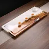 Tee Tabletts Stone Valet Tably Chinesische Luxus Küche Süßigkeiten Schreibtisch Lebensmittel Wohnzimmer Vassoi da Portata Bürozubehör YY50