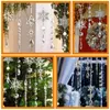 Decorative Figurines Acrylic Christmas Snowflake Pendant Fake Icicle Drop Xmas Tree Hanging Ornaments Year Party Decoration