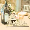 Party Decoration Wood Eid Murbark Table Decor Ramadan Mubarak Lamp Ornaments Gifts Muslim Islamic Festival Home Supplies