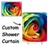 Shower Curtains Bathroom Accessories Custom Disciplinary Pattern Curtain Polyester Waterproof Rideau De Douche