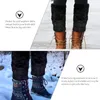 Chaussettes de femmes longues chaussettes de pied d'hiver Muff Boot bouche plus réchauffée pour les dames manchette en fausse fourrure Muffs