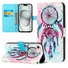 3D Leather Wallet Cases For Samsung M55 M62 M15 X Cover 7 6 5 M34 M54 M14 M52 M32 M53 M33 Iphone SE 4 SE4 Butterfly Skull Flower Dreamcatcher Flip Cover Holder Card Pouch