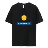 Les gilets pour hommes personnalisent les hommes ou les femmes France T-shirt en coton peigne