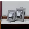 Frames Black And White Stripes Wooden Po Frame Picture Geometric Abstraction Rectangle Storage Table Home Decorations