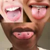 1 Pcs 14G Tongue Rings Nipple Straight Barbells Stainless Steel Body Piercing Jewelry 12mm 14mm 16mm Multiple styles 240429