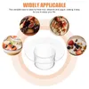 Tass jetables Paies 1pc Creative Transparent Bowl Ménage Ménage Salade d'assiettes multifonctionnelles