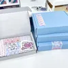 Presentförpackning 5st kartong Korrugerade postlådor för DIY Packaging Craft Gifts Small Business Wedding Party