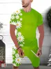 Women's Hoodies St. Patrick's Day T-shirt trendy korte mouwen Clover Lucky Old Dwarf Print Top
