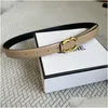 Belts Fashion Designer Woman Belt Women 2.5Cm Width 6 Colors No Box With Dress Shirt Designers Drop Delivery Accessories Othmh