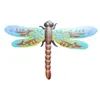 Decoratieve beeldjes Iron Dragonfly Gardening Decoratie Crafts Outdoor binnenhangende ornament Wind Chimes Nature Elegant Feeling Animal