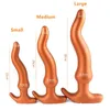 Dildo anale al silicone super lungo ENORME Plug del sesso per adulti erotici per le donne uomini di dilatazione anus grande espansore 240507