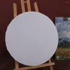 Ramar tomt bomull trämålare oljefärg för konstnär ritbräda cirkel canvas målning bildram