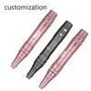 Rose Gold Professional Wireless Permanent Makeup Machine Pen schoonheid Wenkbrauw Tattoo 240510