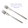 Forks Long Cutlery Fork Resistance Resistance Sliver Creative for Jadal Room Panelus Para Cozinha Conjunto BBQ