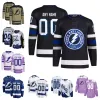 Maglie di hockey Lightnings Men Women Youth Steven Stamkos Nikita Kucherov Andrei Vasilevskiy Victor Hedman Brayden Point Brandon Hagel Anthony Duclair Erik Cernak