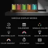 Orologio per tubo Nixie digitale con luci a LED RGB per decorazione desktop della sala giochi.Imballaggio di scatole di lusso per l'idea regalo.240510