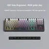 G87 Pro Gaet Kabeltastatur 87 Tasten Heiße Swappbare DIY Wireless BT Mini RGB Gaming Red Blue Switch Maschinenschalter Mechanischer Tastatursatz