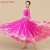 Этническая одежда индийская танцевальная одежда индийская женская одежда индийская тяжелая индустрия вышитая танцевальная платья для живота Восточная танцевальная одежда2405