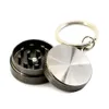 Keychain Herb Grinder Portable Metal Metal Tobacco Spice Cruher Smoking Acciri 0507