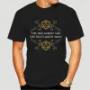 Herren T-Shirts T-Shirts The Dice Giveth und Taketh weg DND D inspiriertes Hemd Baumwolle Design bequemes Frühling Herbst Cool Muster 01 Dhytzt