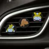 Другой домашний декор желтая собака Cartoon Car Air Вентиляционное выпускное отверстие для кондиционера для кондиционера для офисных декоративных кондиционирования освежителя капля Otz5w