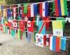 100pcs World Country Flags Pays String Flag Flags Flacs Sanging String Flag Party décorer différentes nations ZZ