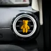 Andra interiörstillbehör Colorf Little Bear Cartoon Car Air Vent Clip Clips Conditioner Outlet per Feschener för Office Home Drop de otfjc