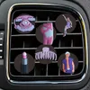 Autres accessoires intérieurs Pink 2 Cartoon Car Air Venti Clip Pust Perted Clips For Office Home Freener Drop Livrot OTCZ8