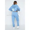 Designer White Women Fox Tracksuits Due pezzi Set corti set di sudorazione con cappuccio femmina con cappuccio con cappuccio con la felpa t-shirt sport sport woman abiti Z6D