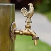 Rubinetti del lavandino da bagno retrò ottone solido outdoor decorativo giardino rubinetto a forma di animale lavatrice moto wcop