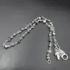 Pendentielle de designer Dice Sword Perle Cross Taist Chain Chain Sacs Pendant S925 Double printemps homard Buttonhehe