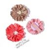 Haarzubehör 5pcs/Set neue süße Chiffon -Stoff Blumen Haarklammern für Mädchen Sicherheit Haarnadel Boutique Barrettes Kopfbedecke Kinder Haarzubehör Accessoires