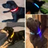 colliers de chiens de compagnie à LED en nylon