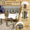 Frame 12pcs Place Card Holder retro Cowboy Boots Holder Resin PO Stand Creative Signs Stands Numero